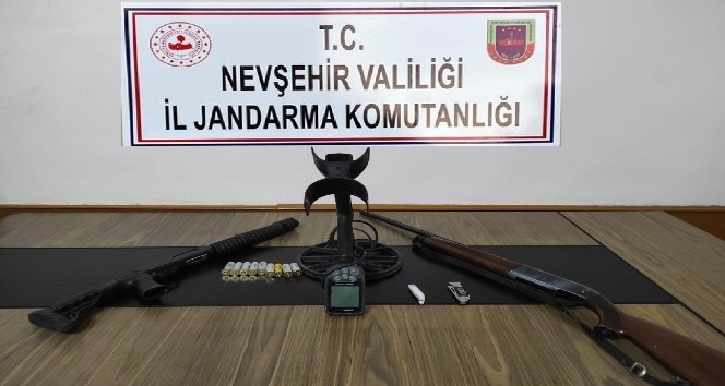 Nevşehir’de define avcılarına suçüstü: 8 gözaltı