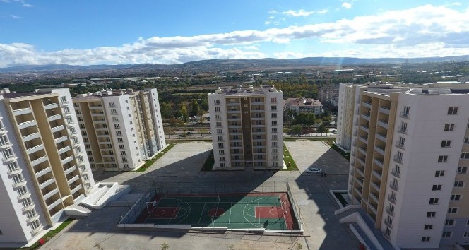 MKE lojmanlarında yaşam başladı