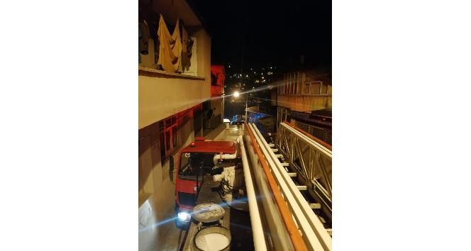 Zonguldak’ta ev yangını