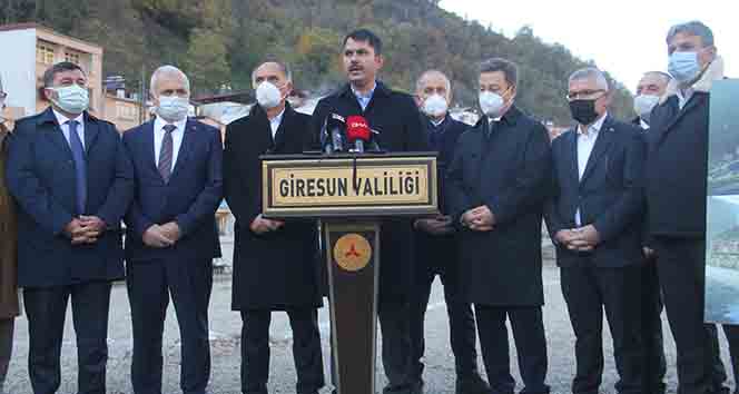 Bakan Murat Kurum&#039;dan Dereli ve Doğankent’teki afet konutları hakkında açıklama