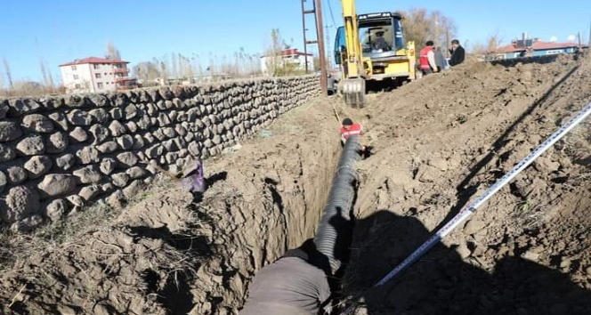 Iğdır’da  alt yapı çalışmaları devam ediyor