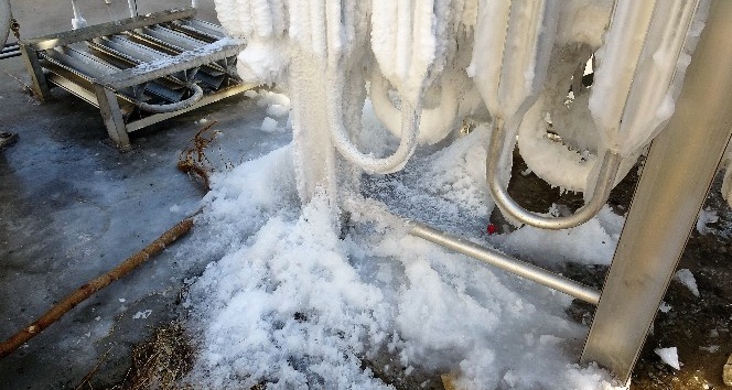 Oksijen kazanındaki sızıntı ortaya bu görüntüleri çıkarttı