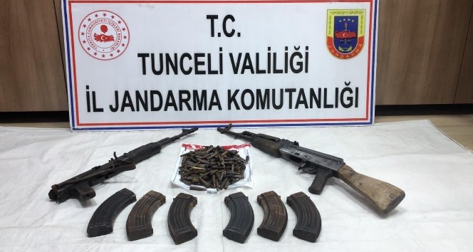 Tunceli’de 1 sığınak imha edildi, silahlar ve mühimmat ele geçirildi