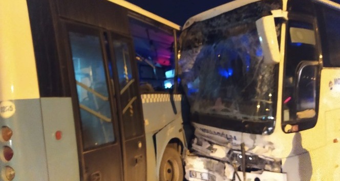 Kütahya’da otobüsler çarpıştı: 10 yaralı