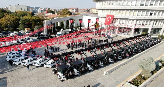 Malatya Büyükşehir’e 29 araç ve iş makinası takviyesi