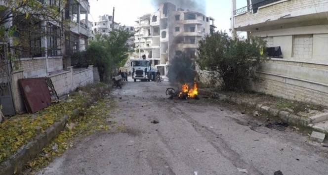 İdlib&#039;de bomba yüklü motosiklet patladı: 1 ölü, 2 yaralı