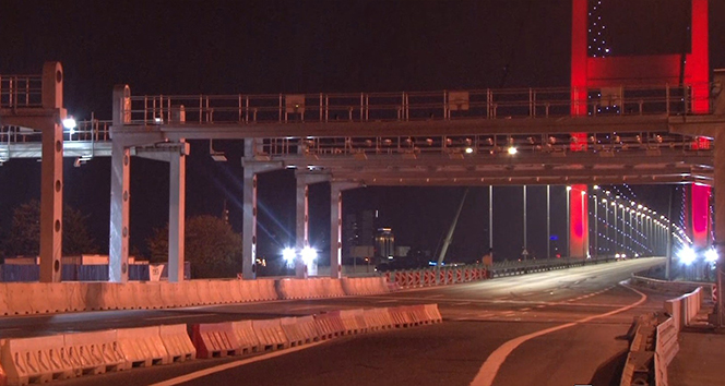 15 Temmuz Şehitler Köprüsünde kısıtlama sonrası polis noktası kaldırıldı