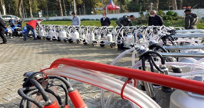 Osmaniye’de çiftçiye ekipman desteği