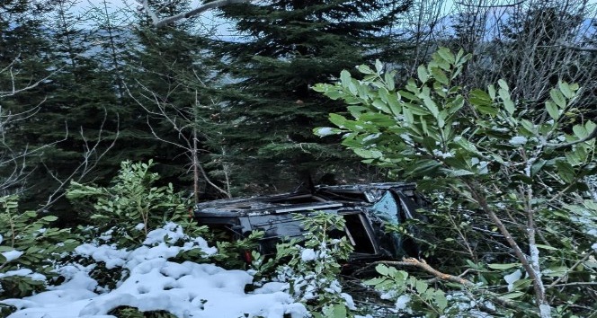 Giresun’da trafik kazası: 1 ölü, 2 yaralı