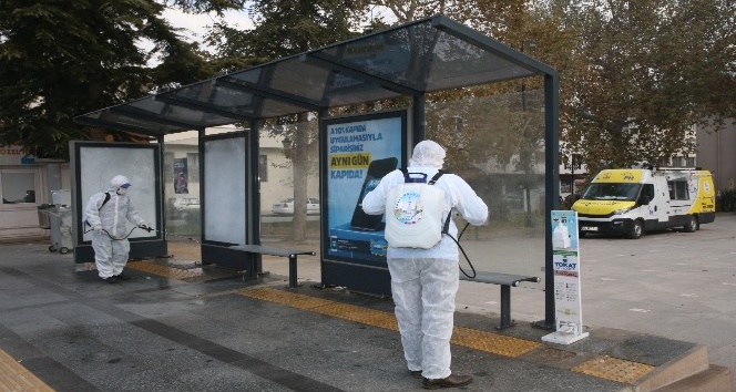 Tokat’ta korona virüs temizliği