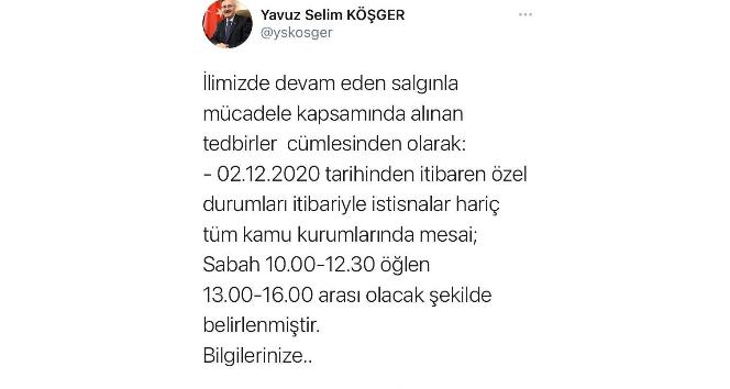 İzmir’de mesai saatlerine korona virüs ayarı