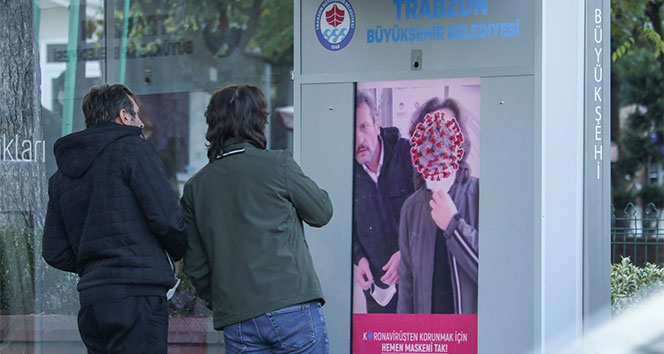 Trabzon&#039;da yapay zeka ile maske takmayan vatandaşlar böyle uyarılıyor