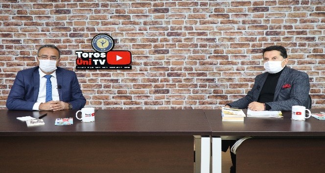 Akdeniz Kent Konseyi Başkanı Mustafa Erim Toros Üni TV’nin konuğu oldu