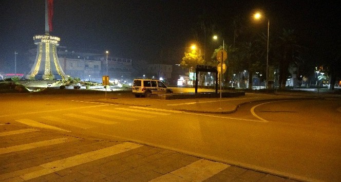 Kısıtlamanın başlamasıyla birlikte Osmaniye sessizliğe büründü