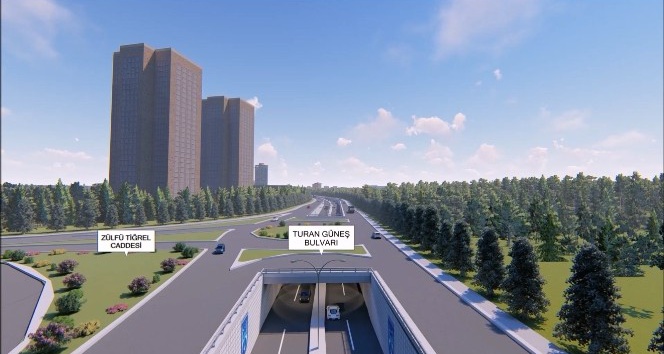 Turan Güneş Bulvarı trafiğine nefes aldıracak proje hayata geçiyor