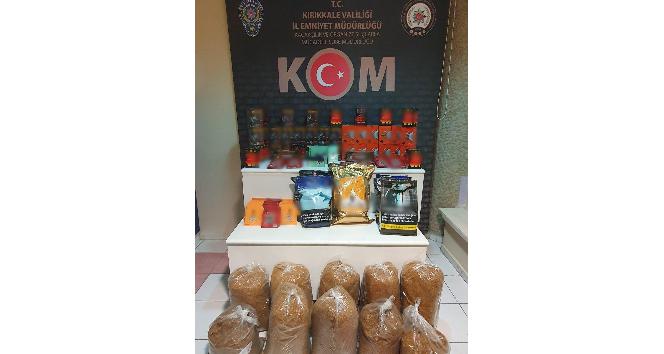 Kırıkkale’de 60 kilo kaçak tütün ele geçirildi