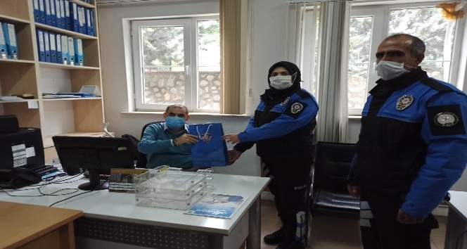 Polislerden Malatya Büyükşehir personeline anlamlı ziyaret