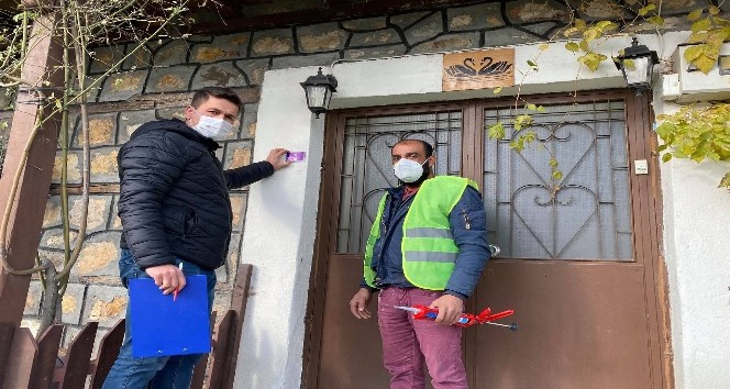 Çanakkale Çan ilçesinde kapılar numaralandırılıyor