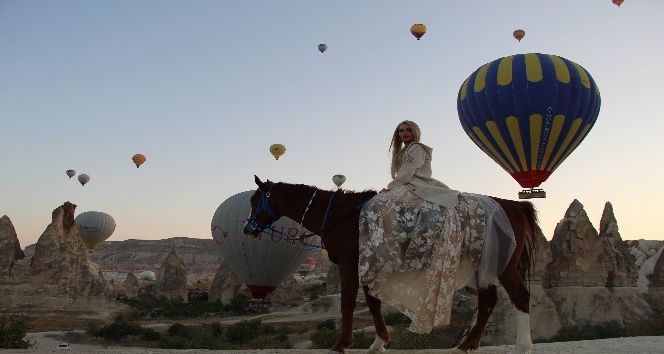 Kapadokya bölgesini 11 ayda 962 bin 124 turist ziyaret etti