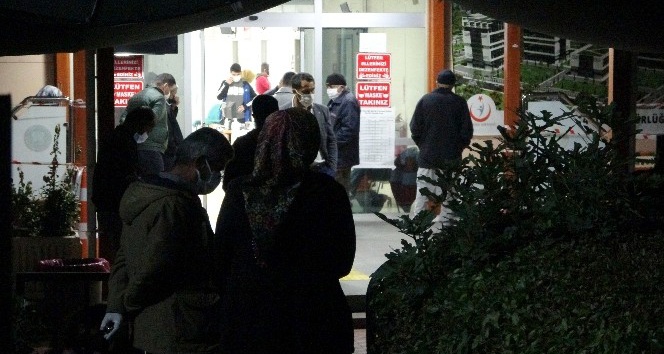 Osmaniye’de korona testi için hastanede yoğunluk oluştu