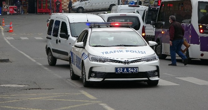 Ordu’da polis ekiplerinden anonslu denetim