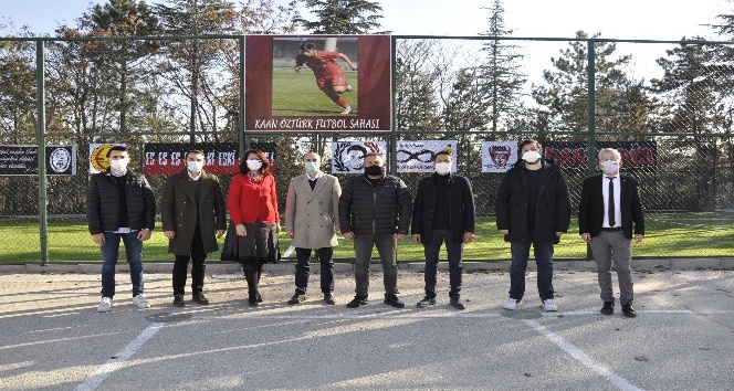 Kaan Öztürk Sahası’na Eskişehirspor yönetiminden ziyaret
