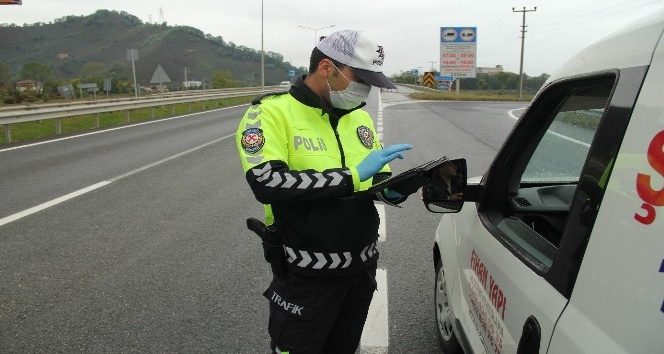 Ordu’da sürücülere hız ve kırmızı ışık cezaları