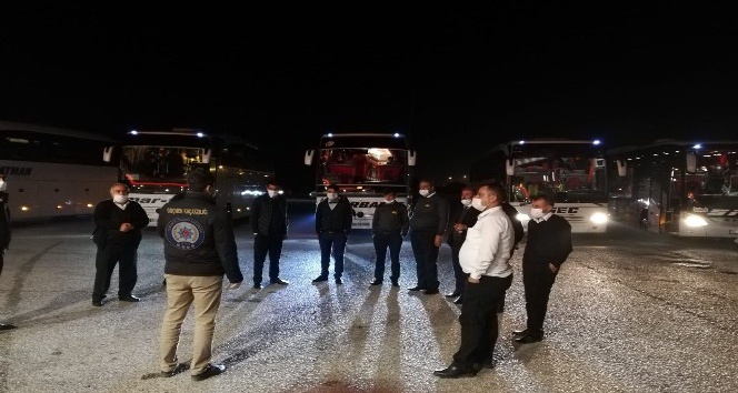 Otobüs şoförleri göçmen kaçakçılığına karşı bilgilendirildi