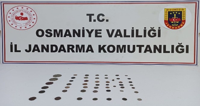 Osmaniye’de 49 adet sikke ele geçirildi