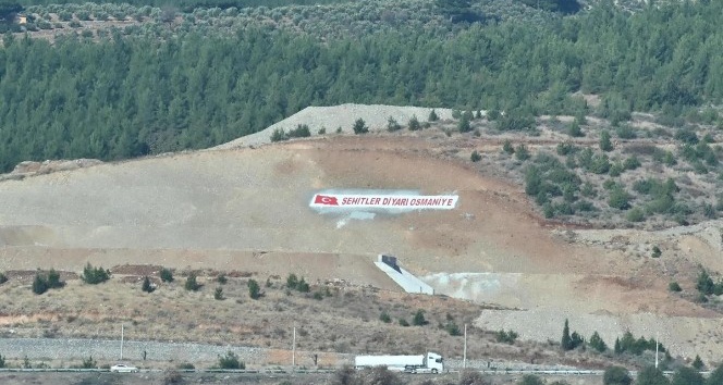 Şehitlerin hatıralarını yaşatmak için "Şehitler Diyarı Osmaniye" yazıldı