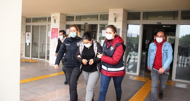 Çocuklarının gözü önünde kocasını öldüren kadın tutuklandı