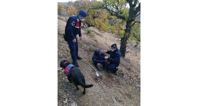 Köyünden 2,5 metre uzakta sağ olarak bulundu