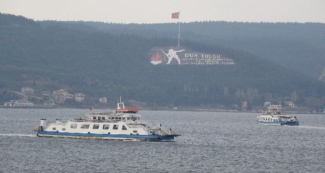 Gökçeada feribot seferleri iptal edildi
