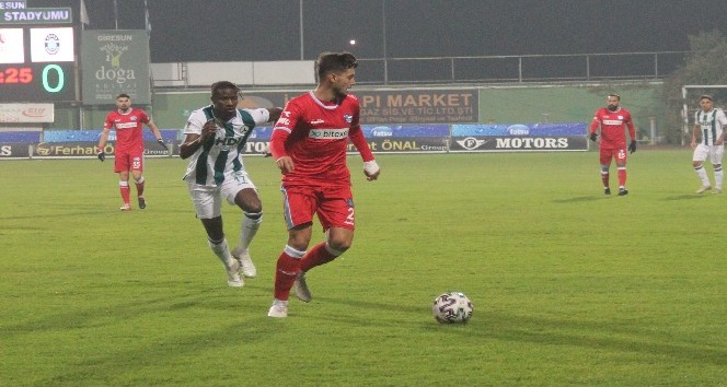 TFF 1. Lig: Giresunspor: 2 - Adana Demirspor: 0
