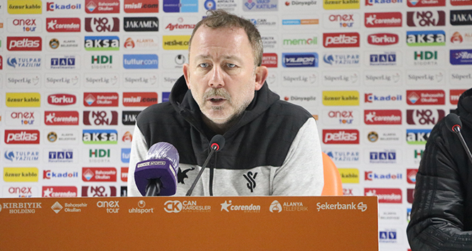 Sergen Yalçın: 'Bu hafta için kazanmak mümkün olmadı'