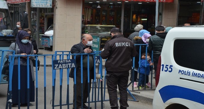 Fatsa’da işlek caddelerde HES kodu uygulaması