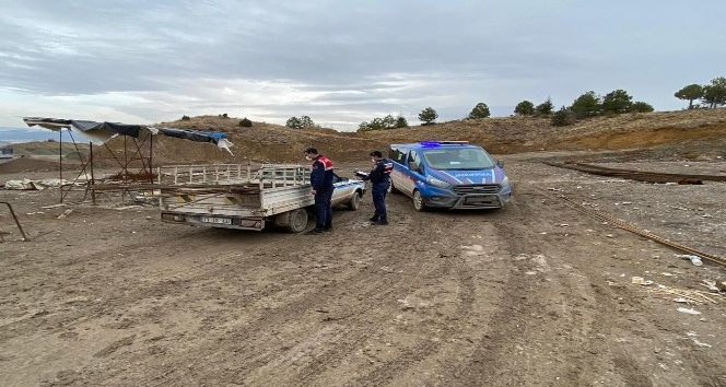 Yüksek hızlı tren hattından 5 bin liralık hırsızlık