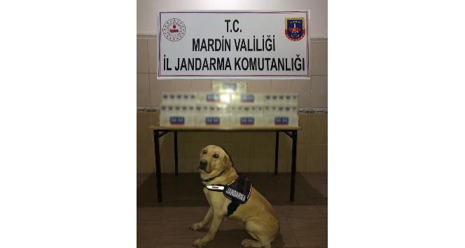 Mardin’de çuval içerisine gizlenmiş kaçak sigara ele geçirildi