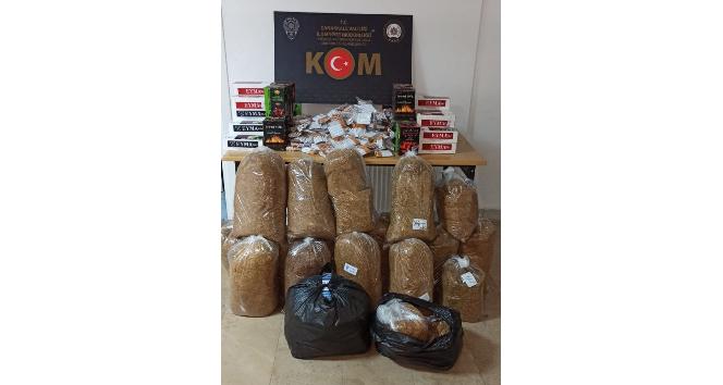 Çanakkale’de kaçak tütün operasyonu