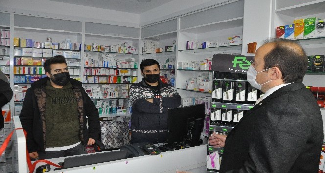 Şırnak’ta Vali Pehlivan’ın katılımı ile korona virüs denetimi yapıldı