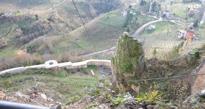 Ünye Kalesi’nde kazı çalışmaları