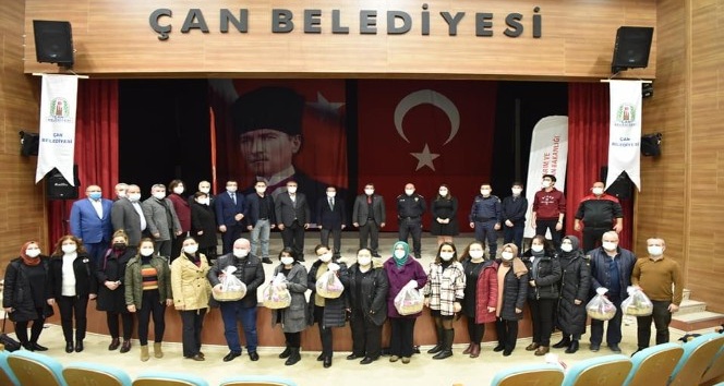 Sağlık çalışanlarına yerel ürünler sepeti