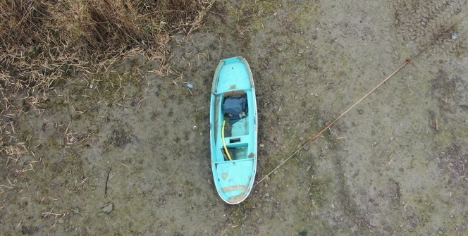 Sapanca Gölü’nde korkutan manzara