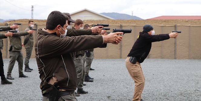 Orman muhafızlarına 'silah' eğitimi