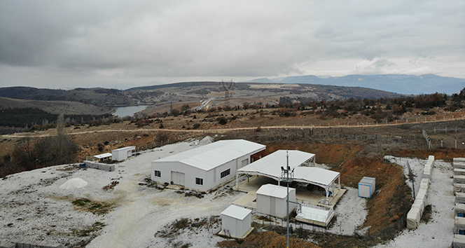 Söğüt&#039;teki dev altın rezervi bulunduğu maden sahası havadan görüntülendi