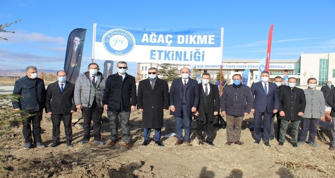 Gazi Üniversitesi, TUSAŞ Meslek Yüksekokulu’nu yeşillendirdi