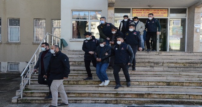 Ordu’daki DEAŞ operasyonundaki şüpheliler adliyeye sevk edildi