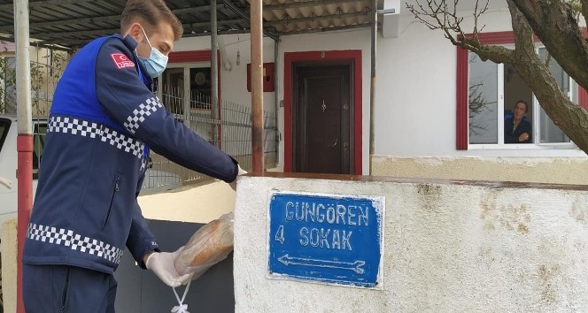 Çan Belediyesi karantinadaki vatandaşları yalnız bırakmıyor