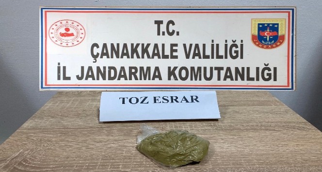 Çanakkale’de uyuşturucu operasyonu: 3 gözaltı