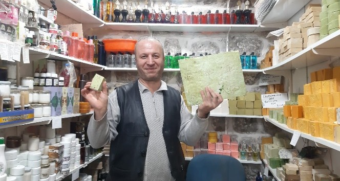 Mardin’de kış aylarında en çok badem sabunu tercih ediliyor